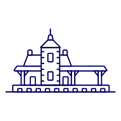 Railway Station 1 Illustration from UX Line Set