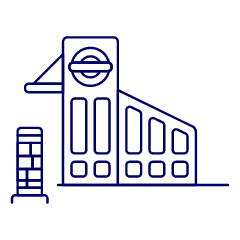 Subway Entrance Illustration from UX Line Set