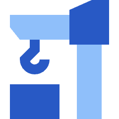 Crane Icon from Sharp Flat Set