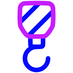 Crane Hook Icon from Plump Neon Set
