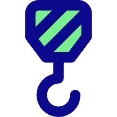 Crane Hook Icon from Core Pop Set