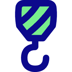 Crane Hook Icon from Flex Pop Set