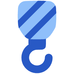 Crane Hook Icon from Plump Flat Set