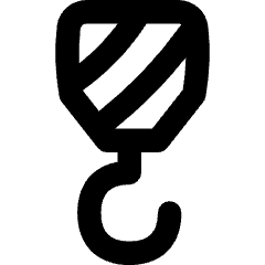 Crane Hook Icon from Flex Remix Set