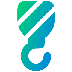 Crane Hook Icon from Plump Gradient Set