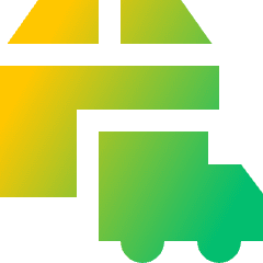 Delivery Truck Icon from Sharp Gradient Set