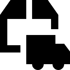 Delivery Truck Icon from Sharp Remix Set