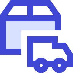 Delivery Truck Icon from Sharp Duo Set