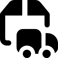 Delivery Truck Icon from Core Remix Set