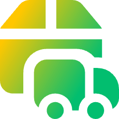 Delivery Truck Icon from Core Gradient Set