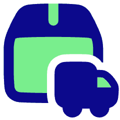 Delivery Truck Icon from Plump Pop Set