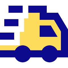 Fast Delivery Icon from Sharp Pop Set