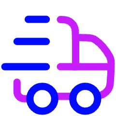 Fast Delivery Icon from Plump Neon Set