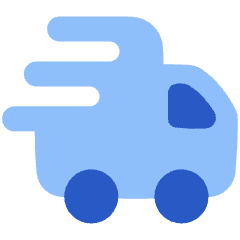 Fast Delivery Icon from Plump Flat Set