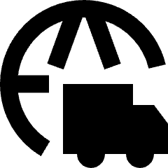 International Shipment Icon from Sharp Remix Set