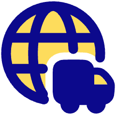 International Shipment Icon from Plump Pop Set