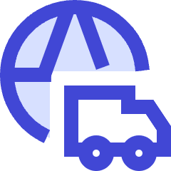 International Shipment Icon from Sharp Duo Set