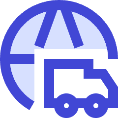 International Shipment Icon from Sharp Duo Set