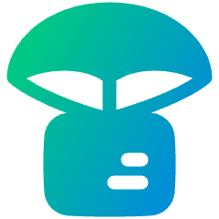 Parachute Drop Icon from Plump Gradient Set