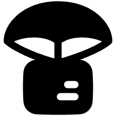 Parachute Drop Icon from Plump Solid Set