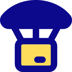 Parachute Drop Icon from Core Pop Set