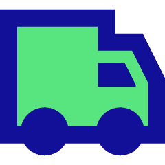 Shipping Transfer Truck Icon from Sharp Pop Set