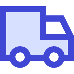 Shipping Transfer Truck Icon from Sharp Duo Set