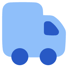Shipping Truck Icon from Plump Flat Set