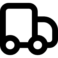 Shipping Truck Icon from Micro Line Set