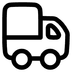 Shipping Truck Icon from Plump Line Set