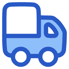 Shipping Truck Icon from Plump Duo Set