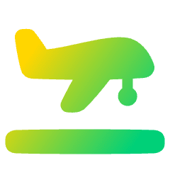Transfer Air Plane Icon from Plump Gradient Set