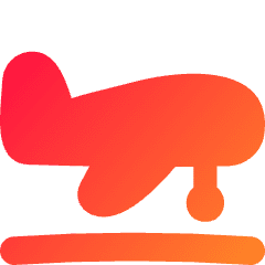 Transfer Air Plane Icon from Flex Gradient Set