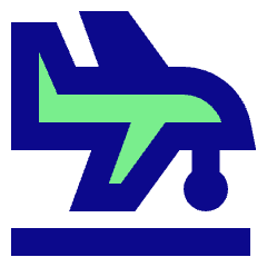 Transfer Air Plane Icon from Sharp Pop Set