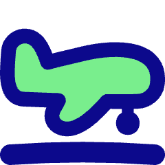 Transfer Air Plane Icon from Flex Pop Set