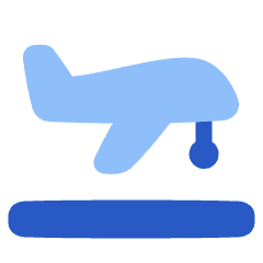 Transfer Air Plane Icon from Plump Flat Set