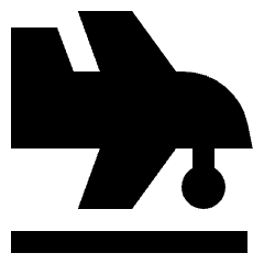 Transfer Air Plane Icon from Sharp Solid Set