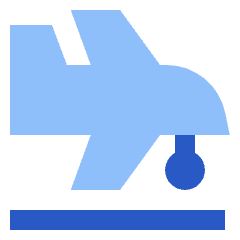 Transfer Air Plane Icon from Sharp Flat Set