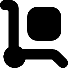 Transfer Cart Icon from Micro Solid Set