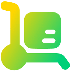 Transfer Cart Icon from Plump Gradient Set