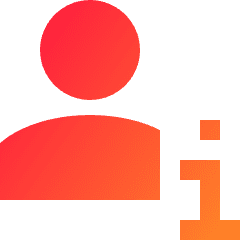 Transfer Courier Information Icon from Sharp Gradient Set