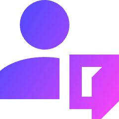 Transfer Courier Inventory Icon from Sharp Gradient Set