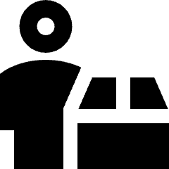 Transfer Courier Man Icon from Sharp Remix Set