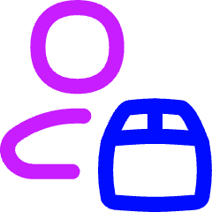 Transfer Courier Package Icon from Flex Neon Set