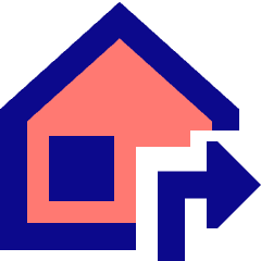 Transfer Delivered Outbound Icon from Sharp Pop Set