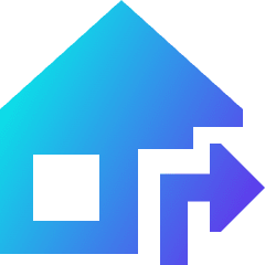 Transfer Delivered Outbound Icon from Sharp Gradient Set