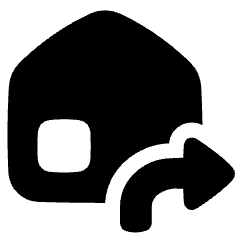 Transfer Delivered Outbound Icon from Plump Solid Set