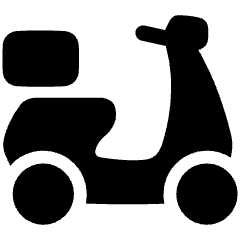 Transfer Motorcycle Icon from Plump Solid Set