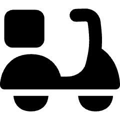 Transfer Motorcycle Icon from Flex Solid Set