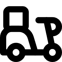 Transfer Motorcycle Icon from Micro Line Set